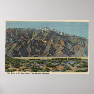 Uitzicht van de Engel op Mt. San Jacinto Poster