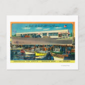 Uitzicht van de expositie viskweek briefkaart (Voorkant)