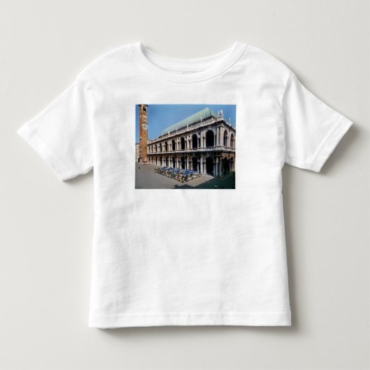 Uitzicht van de façade van de Basilica Palladiana Kinder Shirts (Voorkant)