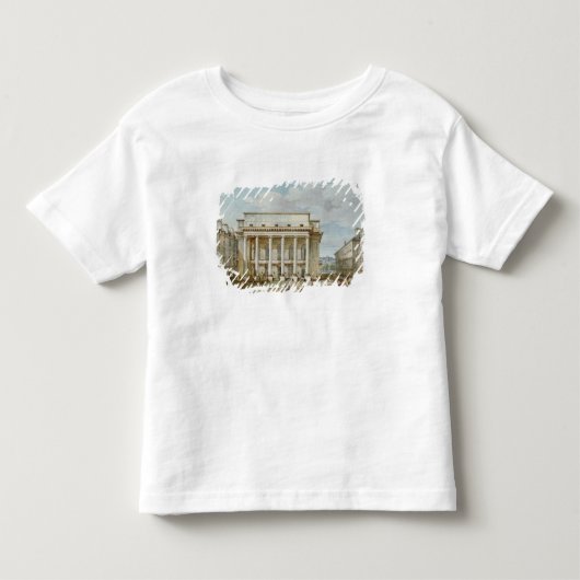 Uitzicht van de façade van het theater Italien Kinder Shirts (Voorkant)