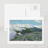 Uitzicht van de fameuze Cog-spoorweg Briefkaart (Voorkant / Achterkant)