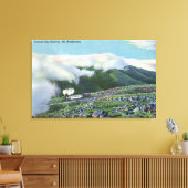 Uitzicht van de fameuze Cog-spoorweg Canvas Afdruk (Insitu (Woonkamer))