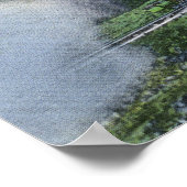 Uitzicht van de fameuze Cog-spoorweg Poster (Hoek)