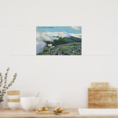 Uitzicht van de fameuze Cog-spoorweg Poster (Keuken)