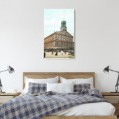 Uitzicht van de Faneuil Hall Canvas Afdruk (Insitu (Slaapkamer))