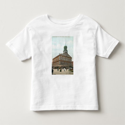 Uitzicht van de Faneuil Hall Kinder Shirts (Voorkant)