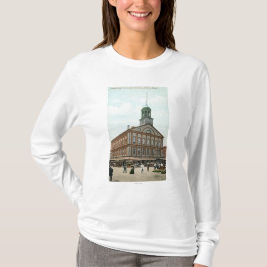 Uitzicht van de Faneuil Hall T-shirt (Voorkant)