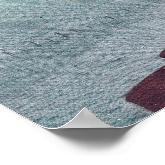 Uitzicht van de ferrylanding en het noorden poster (Hoek)