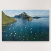 Uitzicht van de Filipijnen van El Nido Palawan Legpuzzel (Horizontaal)