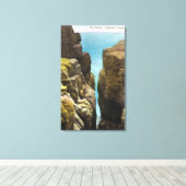 Uitzicht van de Flume Canvas Afdruk (Insitu (Houten vloer))