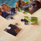 Uitzicht van de fontein Trevi met toerist, Rome, I Legpuzzel (Zijkant)