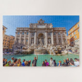 Uitzicht van de fontein Trevi met toerist, Rome, I Legpuzzel (Horizontaal)