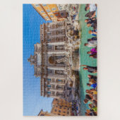 Uitzicht van de fontein Trevi met toerist, Rome, I Legpuzzel (Verticaal)