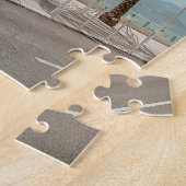 Uitzicht van de Franse Riviera in Cannes Frankrijk Legpuzzel (Zijkant)