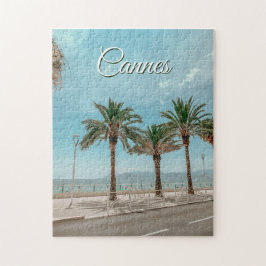 Uitzicht van de Franse Riviera in Cannes Frankrijk Legpuzzel