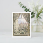 Uitzicht van de Freyung, Wenen, 1825 (gouache op p Briefkaart (Staand voorkant)