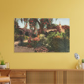 Uitzicht van de Front Mission Garden Canvas Afdruk (Insitu (Woonkamer))
