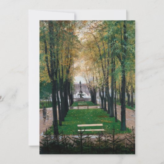 Uitzicht van de Fürstenberg-galerij | Hugo Birger (Voorkant)