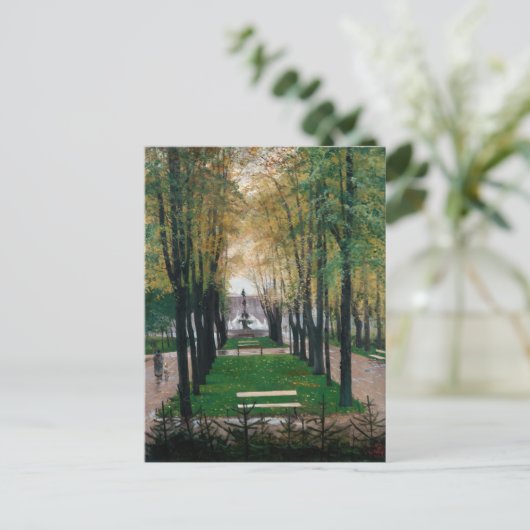 Uitzicht van de Fürstenberg-galerij | Hugo Birger Briefkaart (Staand voorkant)