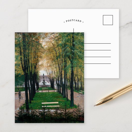 Uitzicht van de Fürstenberg-galerij | Hugo Birger Briefkaart