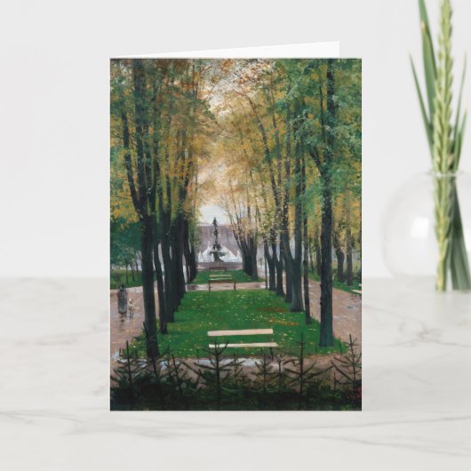 Uitzicht van de Fürstenberg-galerij | Hugo Birger Kaart (Voorkant)