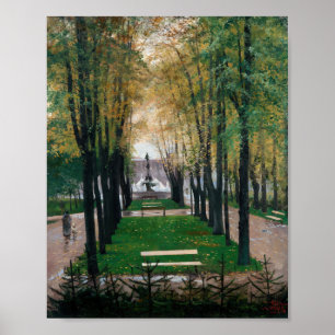 Uitzicht van de Fürstenberg-galerij   Hugo Birger Poster