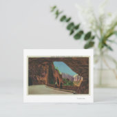 Uitzicht van de galerij op de Carmel Highway Briefkaart (Staand voorkant)