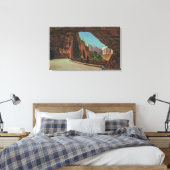 Uitzicht van de galerij op de Carmel Highway Canvas Afdruk (Insitu (Slaapkamer))