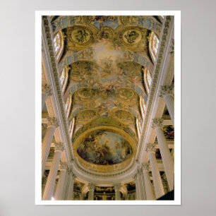 Uitzicht van de galerij van de Koning en afgewatte Poster