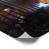 Uitzicht van de gebouwen van de financiële wijk ka poster (Hoek)