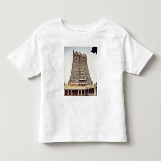 Uitzicht van de gekaarde buitenkant van het zuid-g kinder shirts (Voorkant)