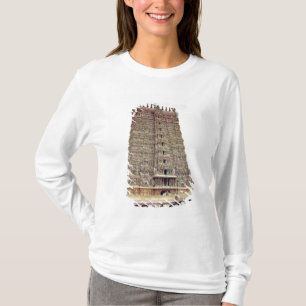 Uitzicht van de gekaarde buitenkant van het zuid-g t-shirt