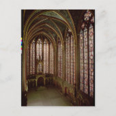 Uitzicht van de gekleurde ruiten briefkaart (Voorkant)