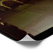 Uitzicht van de gekleurde ruiten poster (Hoek)