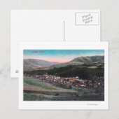 Uitzicht van de gemeente Culdesac, ID Briefkaart (Voorkant / Achterkant)