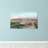 Uitzicht van de gemeente Pocatello, ID Canvas Afdruk (Insitu (Houten vloer))