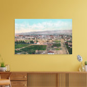 Uitzicht van de gemeente Pocatello, ID Canvas Afdruk (Insitu (Woonkamer))