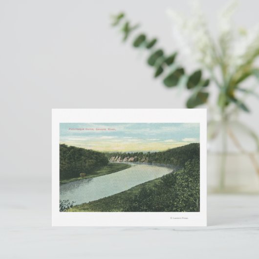 Uitzicht van de Genesee Briefkaart (Staand voorkant)