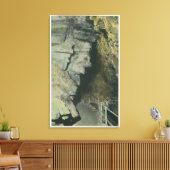 Uitzicht van de getuigen van de Grotto's Canvas Afdruk (Insitu (Woonkamer))