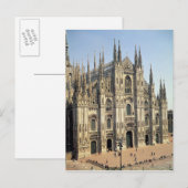 Uitzicht van de gevel, begonnen 1386 briefkaart (Voorkant / Achterkant)