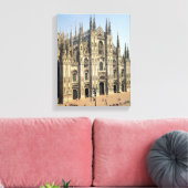 Uitzicht van de gevel, begonnen 1386 canvas afdruk (Insitu (Woonkamer))