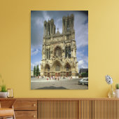 Uitzicht van de gevel in het westen canvas afdruk (Insitu (Woonkamer))