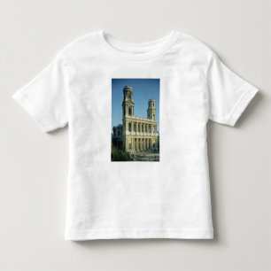 Uitzicht van de gevel van de kerk kinder shirts