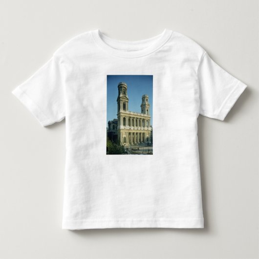 Uitzicht van de gevel van de kerk kinder shirts (Voorkant)
