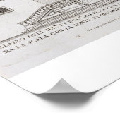 Uitzicht van de gevel van Palazzo Senatorio in Pia Poster (Hoek)