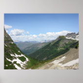 Uitzicht van de Going-to-the-Sun weg Poster (Voorkant)