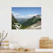 Uitzicht van de Going-to-the-Sun weg Poster (Keuken)
