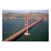 Uitzicht van de Golden Gate Bridge in de 2 Foto Afdruk (Voorkant)