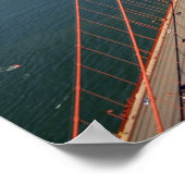 Uitzicht van de Golden Gate Bridge in de 2 Poster (Hoek)
