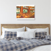 Uitzicht van de Golden Pheasant Canvas Afdruk (Insitu (Slaapkamer))